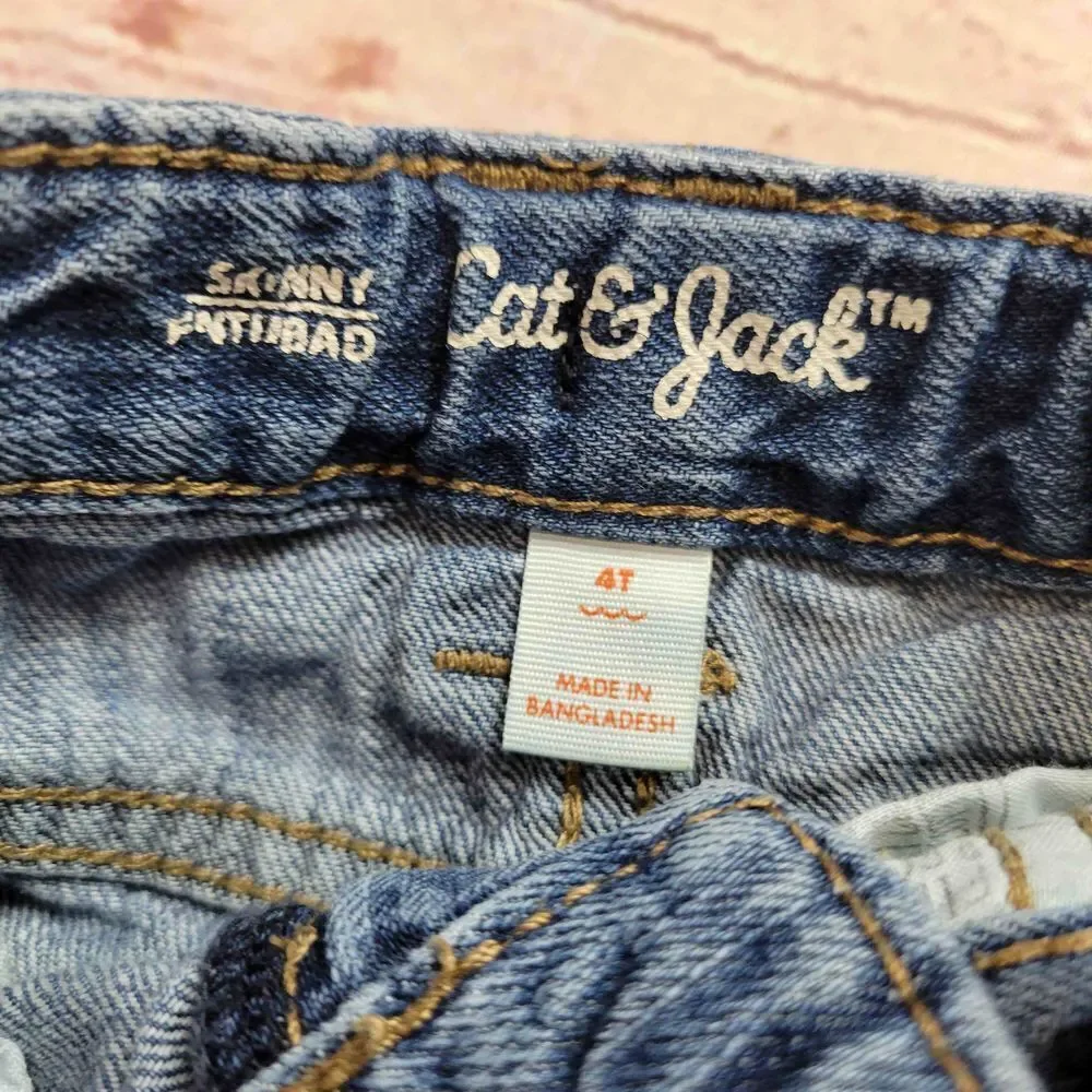 Cat & Jack skinny denim shorts 4T
